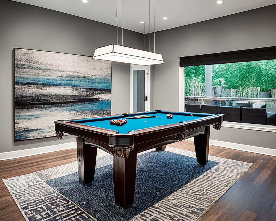 pool table dining table