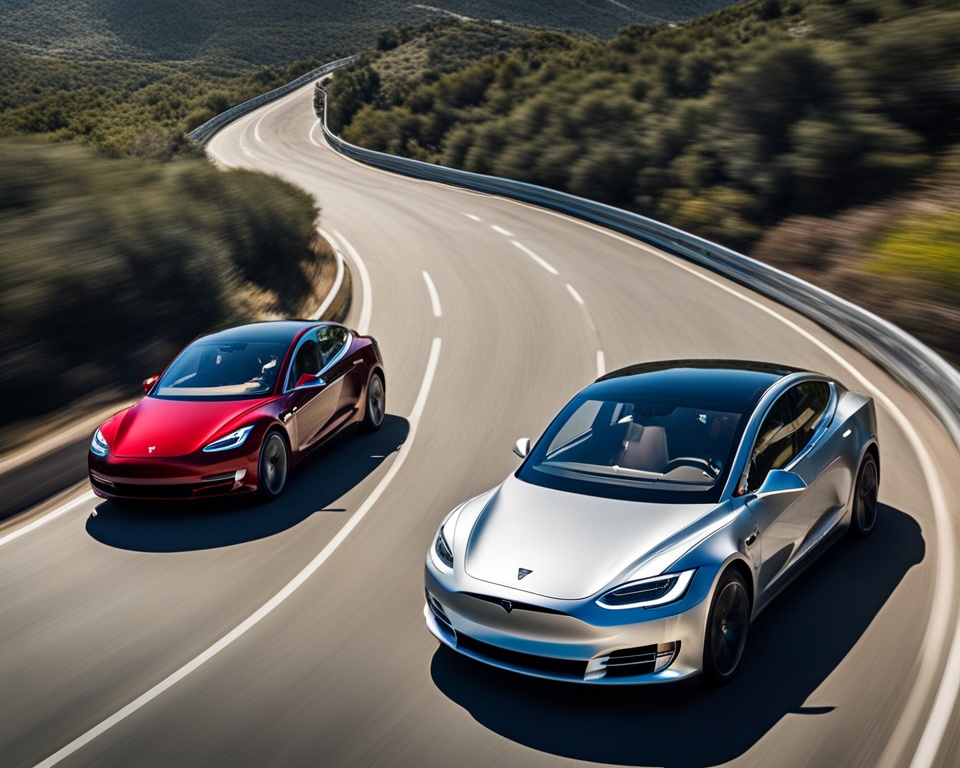 tesla auto lane change competitors